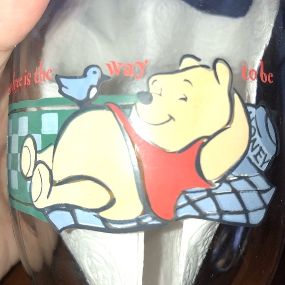 Vintage 90s Disney Winnie the Pooh glass cup- bother free is the way to be. - Picture 6 of 11